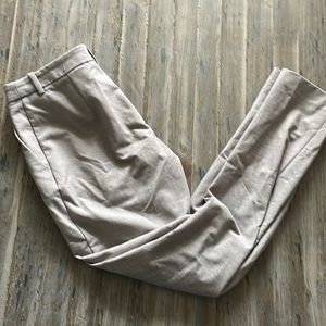 H&M gray plaid trousers straight legged